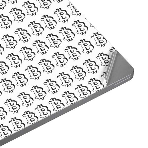 Bitcoin Pattern Universal Laptop 16.6in (13.4 x 9.7in) Skin